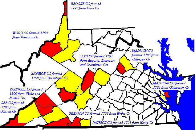 180 Years Of County Formation 1700 1880