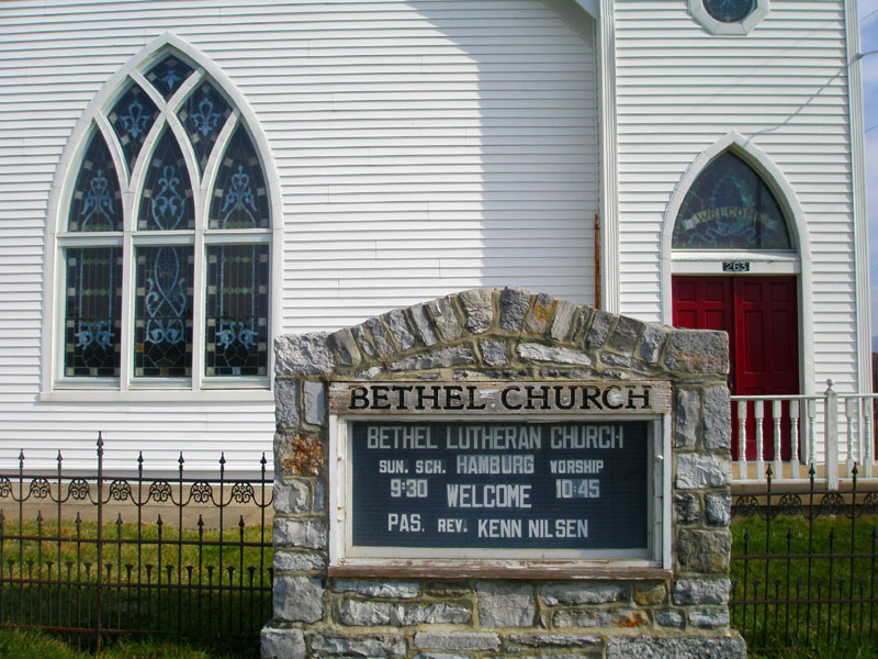 Bethel Luthern Church sign