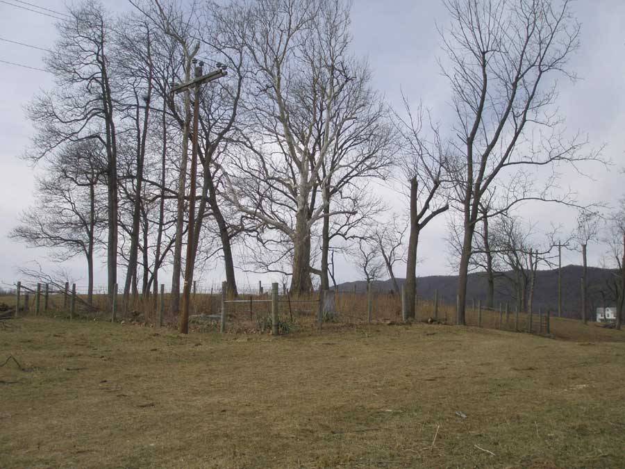 Borden Cemetery near Saumsville on French farm