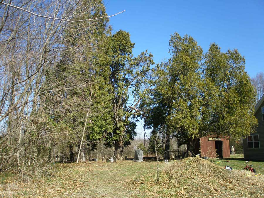 Bowman cemetery on Stagecoach Lane