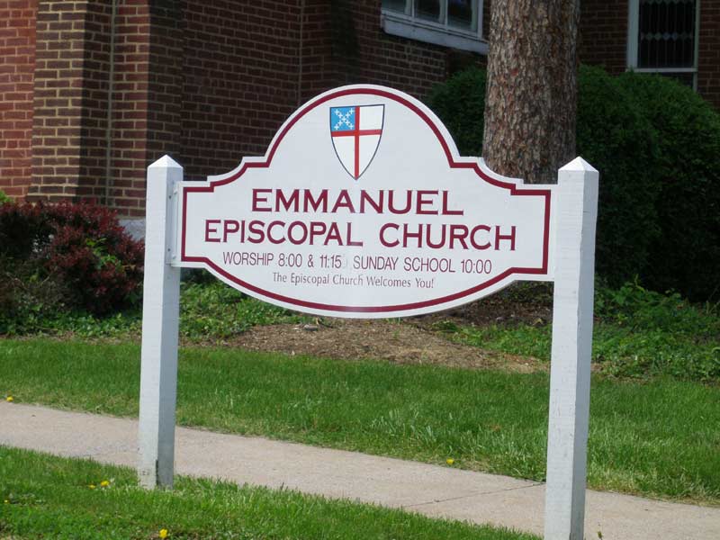 Emmanuel Episcopal Church sign