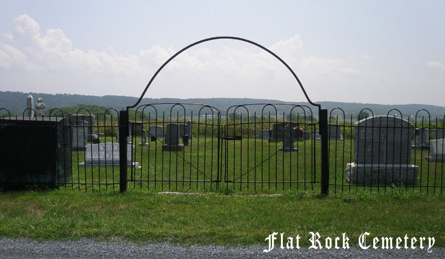 Gateway of Flat Rock Cemetery