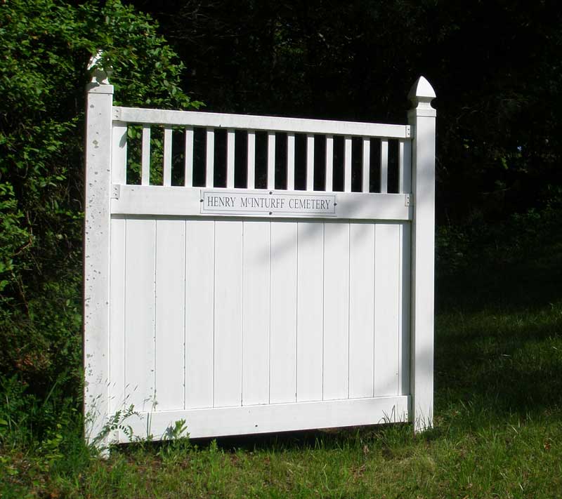 Henry McInturff Cemetery Gate