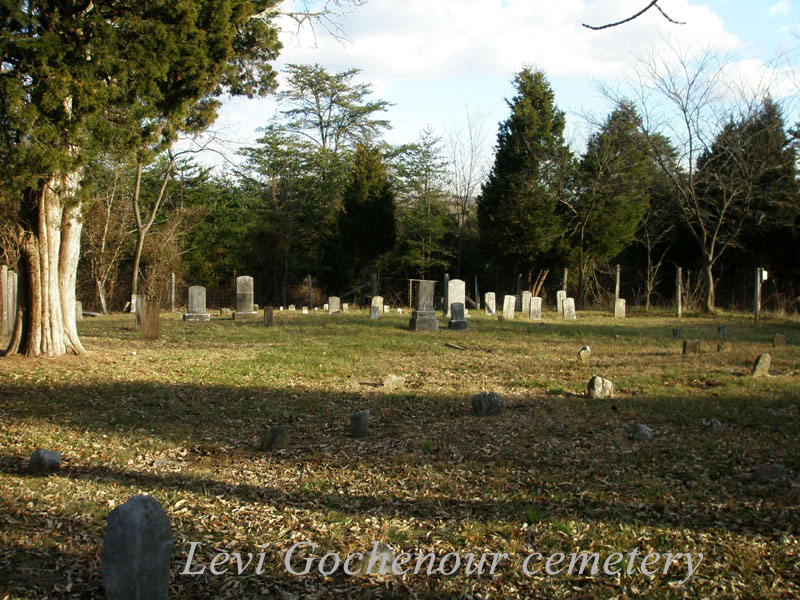 Levi Gochenour Cemetery view