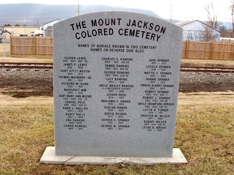 Back o Cemetery Monument