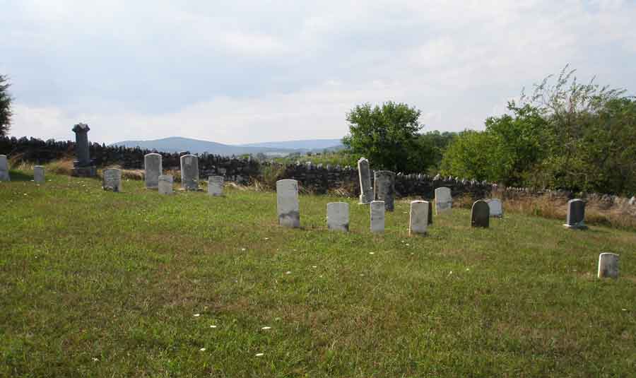 Inside Painter Cemtery