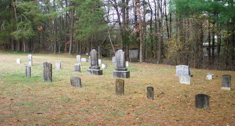 Peters Cemetery Detrick from the back