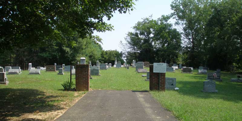 Pleasant View Memorial Gardens back gate