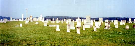 Flat Rock Brethern Cemetery in the Moores Store area near Forestville