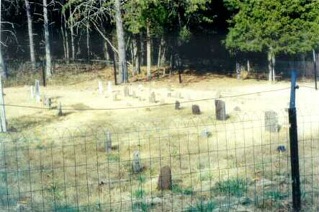 Panoramic view of Biller Getz Cemetery, near Mt. Jackson, Virginia