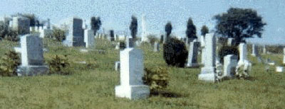 Lebanon Church Cemetery, taken in the 1960s