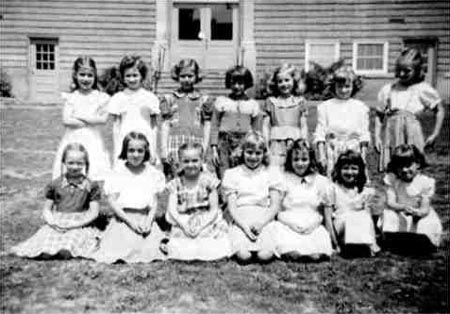 School photo from the Woodstock area in the 1950s