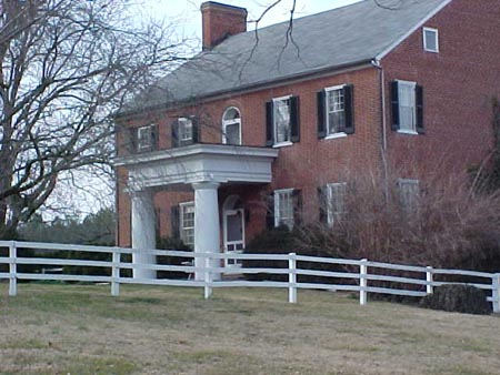 The Anthony Spengler Home, also known as Spengler Hall or Matin Hill, Strasburg, Virginia