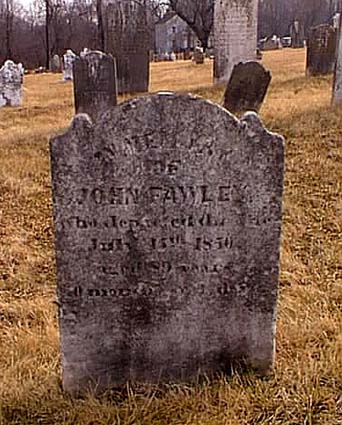 John Fawley, Jr. (12 Sep 1760 - 15 Jul 1850); aged 80 years; New Jerusalem Lutheran Church Cemetery, Lovettsville, VA