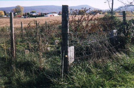 Lambert Cemetery, Calvary - note mountains in Background