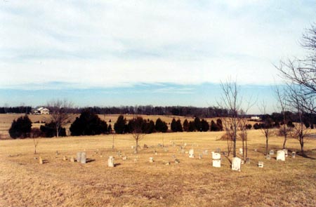 Miller Cemetery, near Clary, west of Strasburg