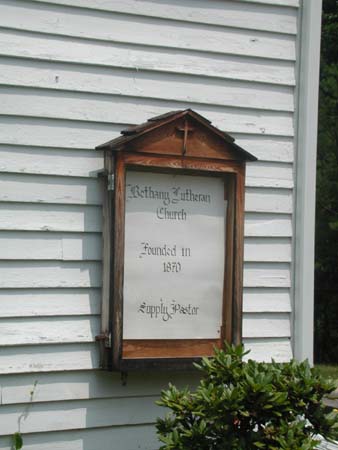 Bethany Lutheran Church, founded 1870