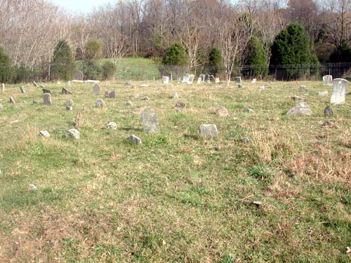 Boehm Cemetery, October, 2003, it is estimated that there are over 350 burials in this cemetery, more than two times as many marked with fieldstones as with inscribed stones.