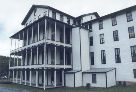 Partial side view #2 of Orkney Springs Hotel, Orkney Springs, Virginia