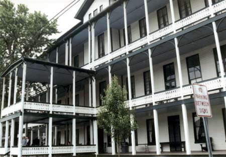 Front view of Orkney Springs Hotel, Orkney Springs, Virginia