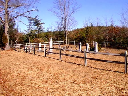 Panoramic view of Tomahawk Pond Cemetery, in the Basye area of Shenandoah County, Virginia by Jerry Silvious