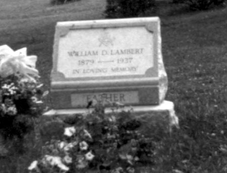 William David Lambert (1879 - 1937) Mt. Lebanon Cemetery, Pittsburgh, PA